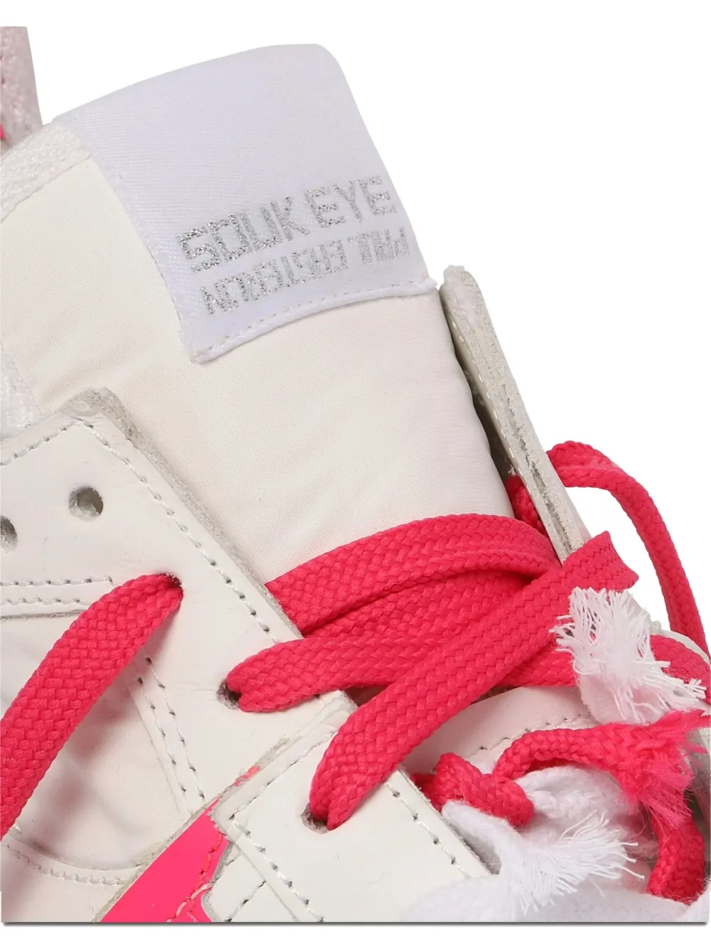 Paul Easterlin Lightning-bolt Detail Sneakers In White