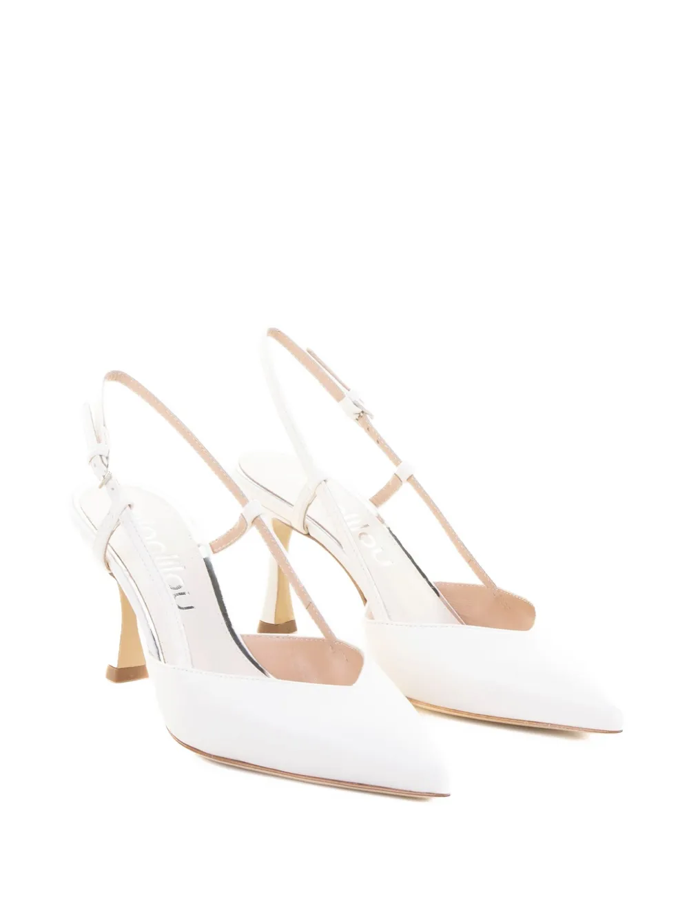 Ninalilou 70mm Mya slingback leather pumps | Heeled Pumps | Image 2