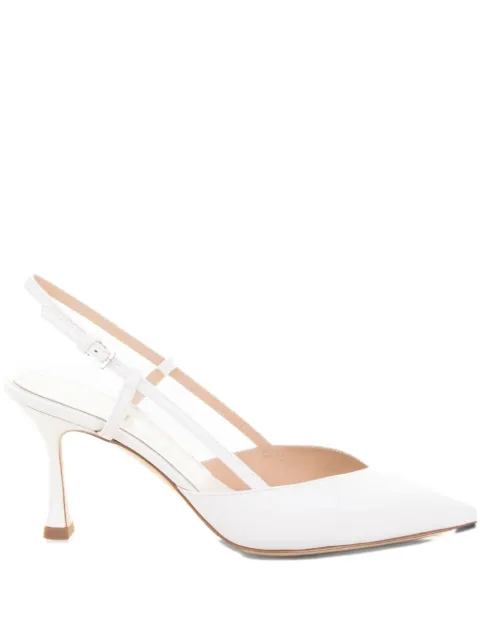 Ninalilou 70mm Mya slingback leather pumps