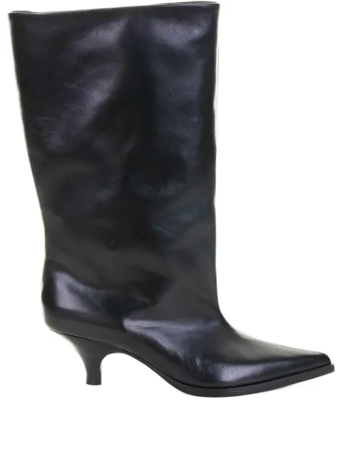 Elena Iachi pointed-toe leather boots