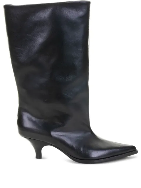 Elena Iachi pointed-toe leather boots
