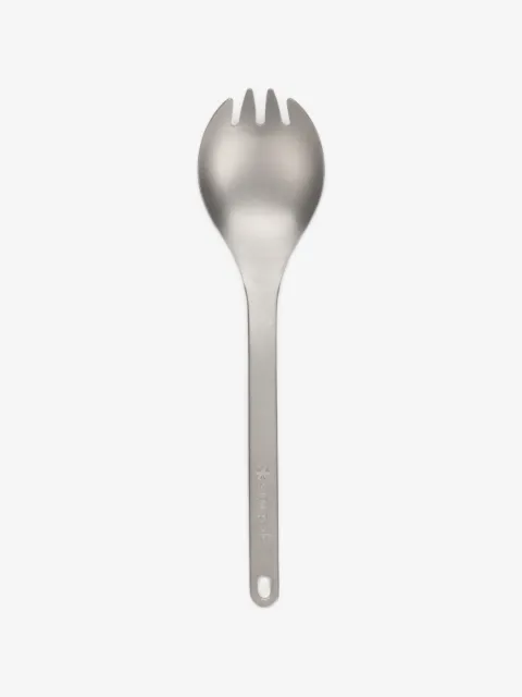 Snow Peak logo-detail spork