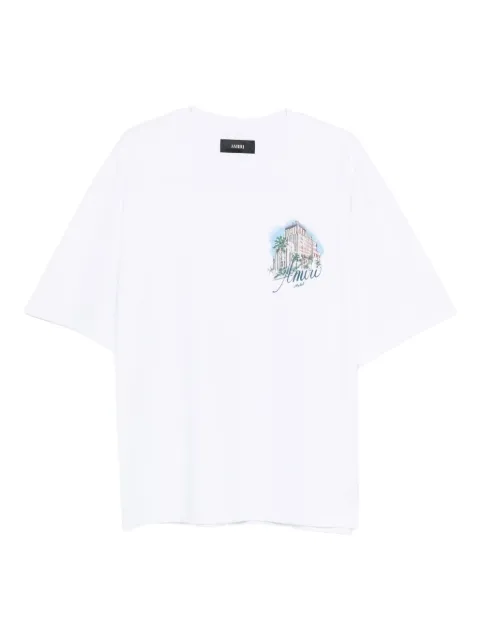 AMIRI graphic-print drawstring T-shirt