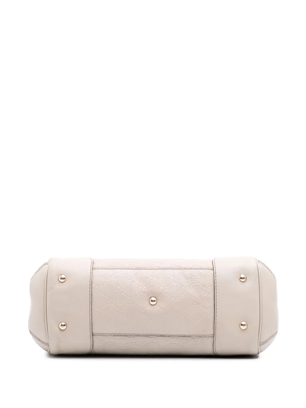 Pre-owned Gucci 2016-2025 Ssima Mayfair Tote Bag In White