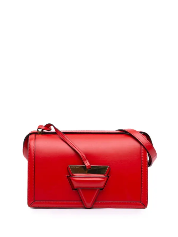Loewe Pre-Owned 2017 ミディアム レザー バルセロナ ショルダーバッグ 