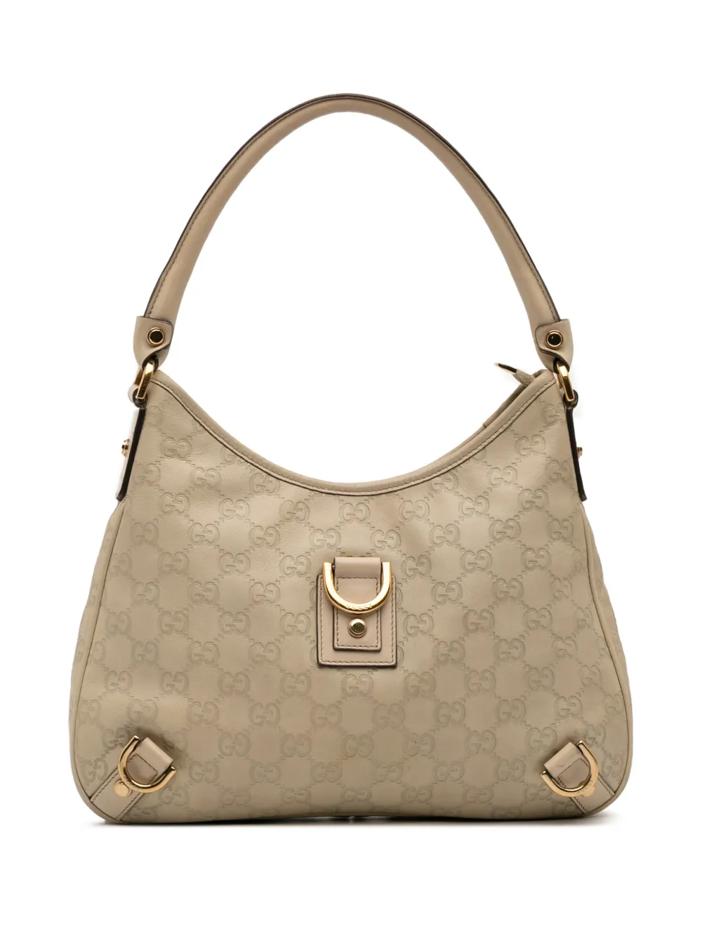 Gucci Pre-Owned 2016-2025 Guccissima Abbey D Ring shoulder bag - ブラウン Gucci Pre-Owned 2016-2025 Guccissima Abbey D Ring shoulder bag - ブラウン