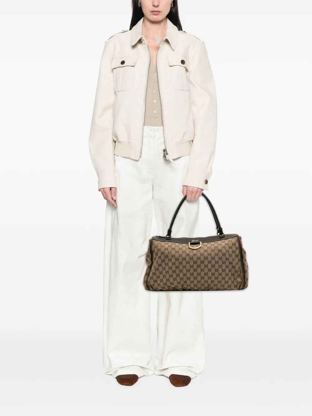 Gucci Pre-Owned 2016-2025 GG Canvas Abbey D Ring tote bag | Pre-Owned | Image 2