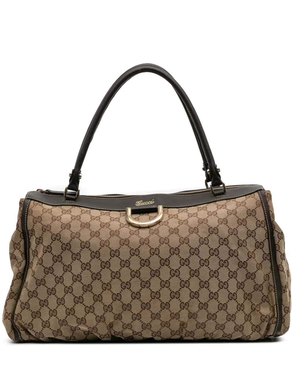 Gucci Pre-Owned 2016-2025 GG Canvas Abbey D Ring tote bag - ブラウン Gucci Pre-Owned 2016-2025 GG Canvas Abbey D Ring tote bag - ブラウン