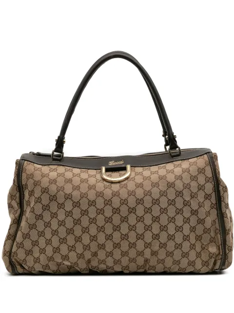 Gucci Pre-Owned tote Abbey de lona GG con anillo en D 2016-2025