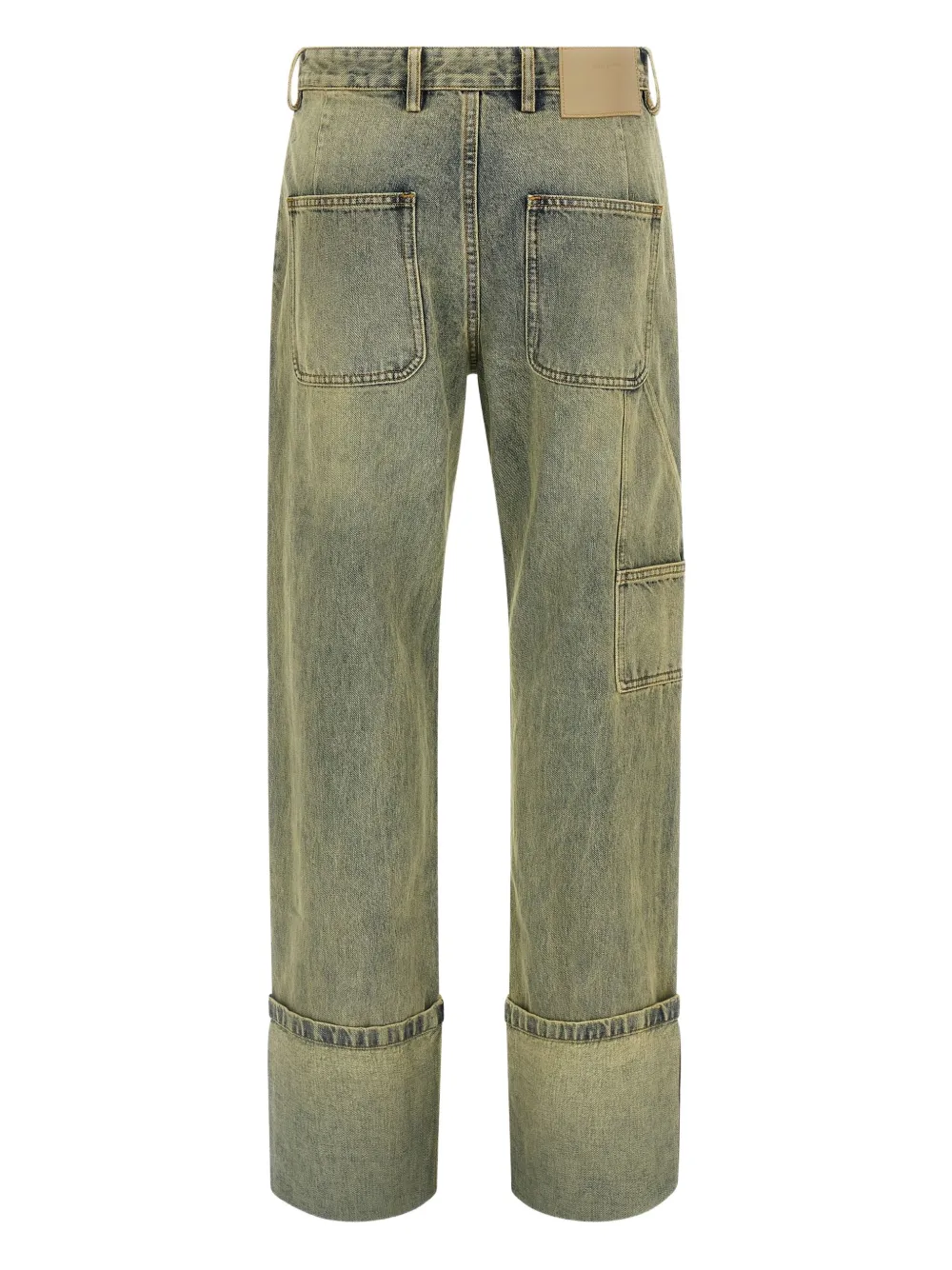 ENTIRE STUDIOS Cuff jeans - Geel