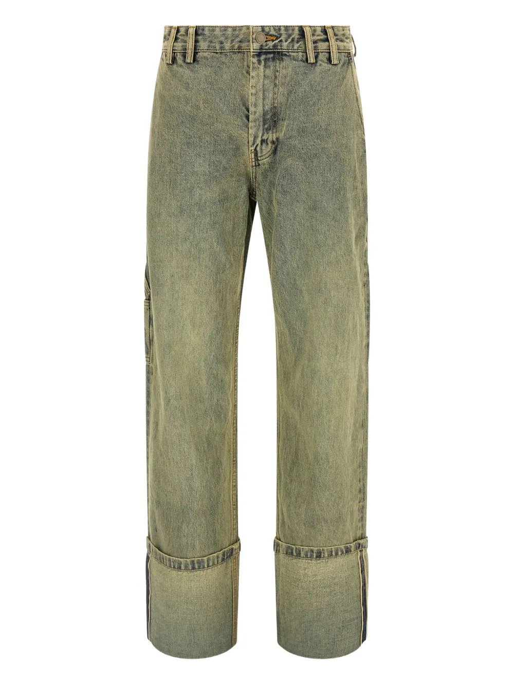 ENTIRE STUDIOS Cuff jeans - イエロー ENTIRE STUDIOS Cuff jeans - イエロー