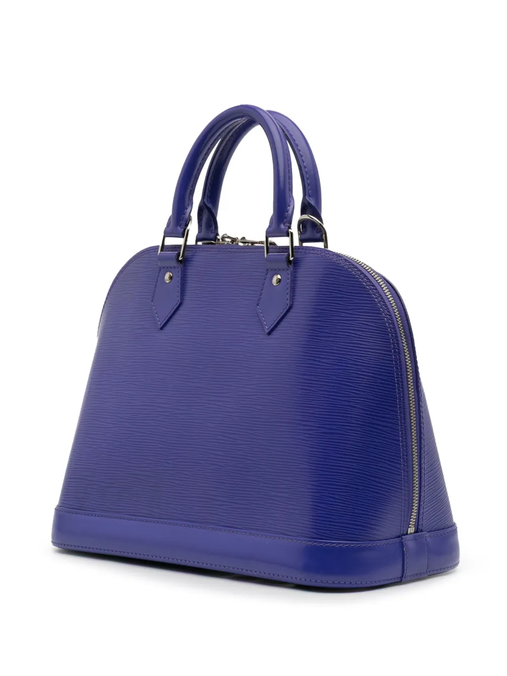Pre-owned Louis Vuitton 2012 Epi Alma Pm Handbag In Purple