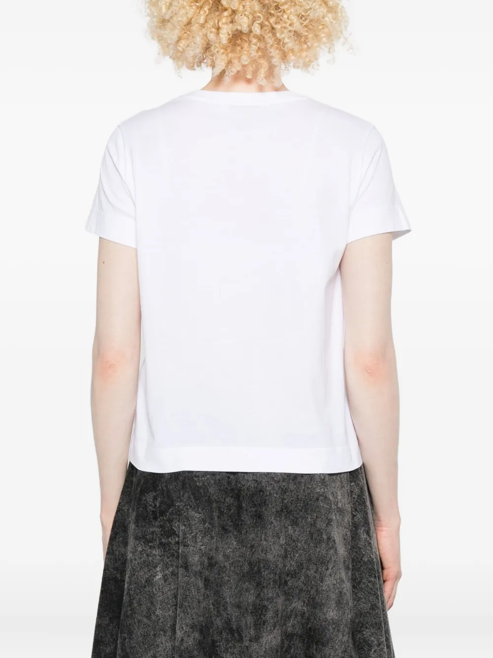Givenchy White T-shirt With Lettering Logo On The Front In Cotton Woman In White