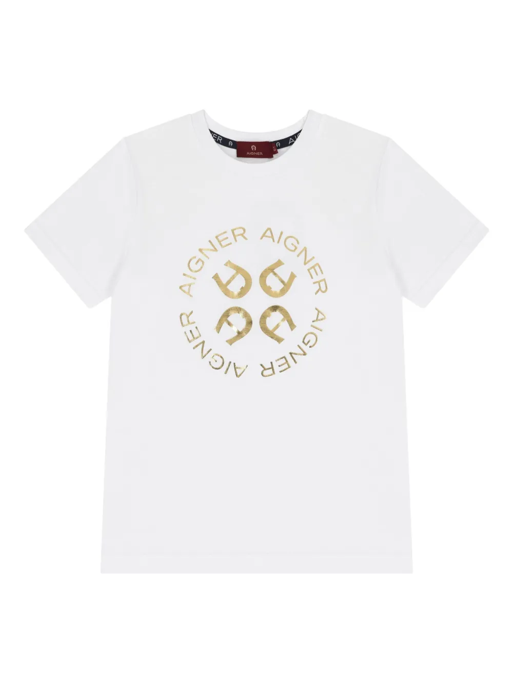 Aigner Kids logo-print T-shirt | White | Image 1