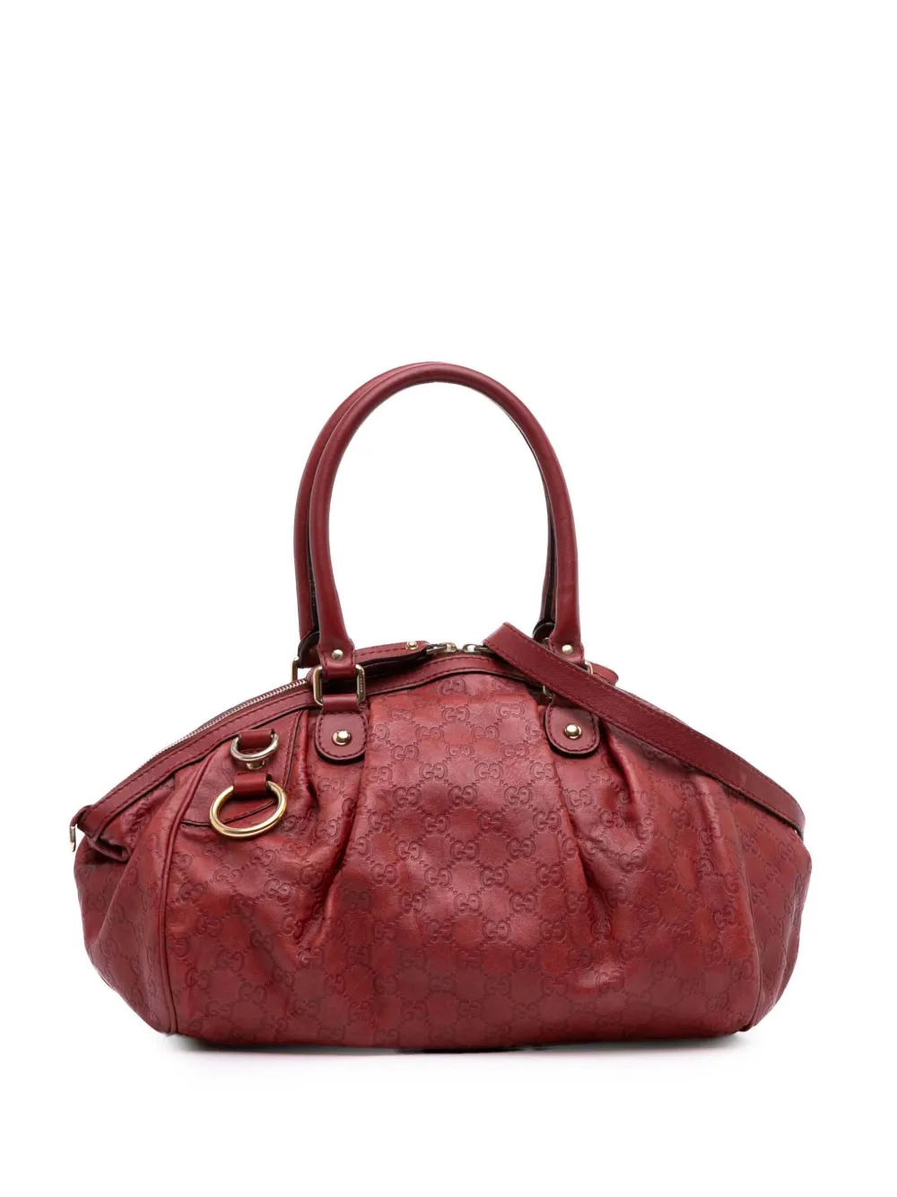 Gucci Pre-Owned 2016-2025 Guccissima Sukey satchel - レッド Gucci Pre-Owned 2016-2025 Guccissima Sukey satchel - レッド
