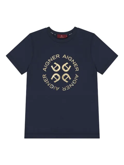 Aigner Kids logo-print T-shirt