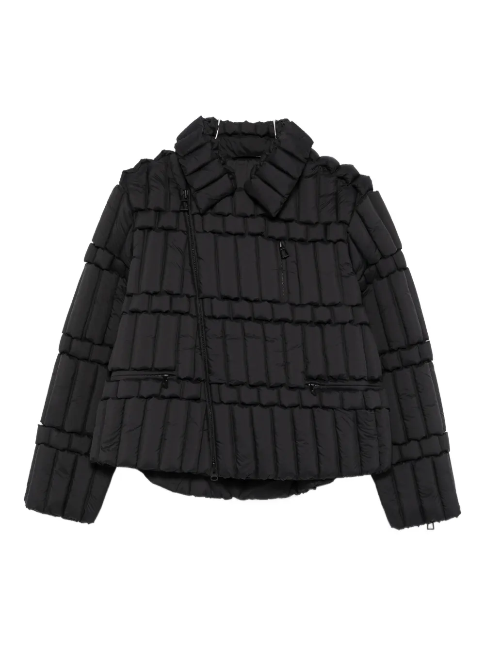 Raxxy Quilted Puffer Jacket In Black
