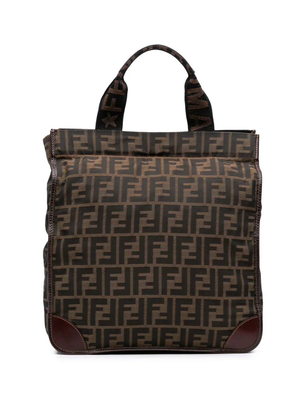 Fendi Pre-Owned 2000-2010 Zucca Canvas Shopping tote bag - ブラウン Fendi Pre-Owned 2000-2010 Zucca Canvas Shopping tote bag - ブラウン