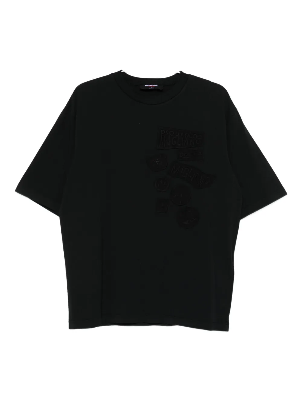 Dsquared2 Loose Fit Tee In Black