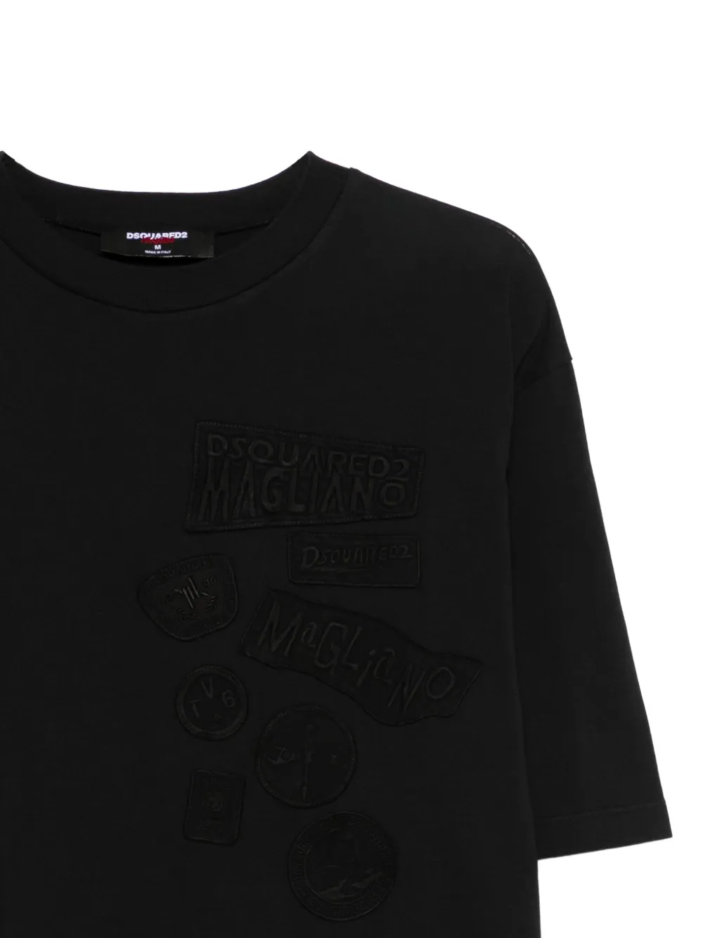 DSQUARED2 Katoenen T-shirt Zwart