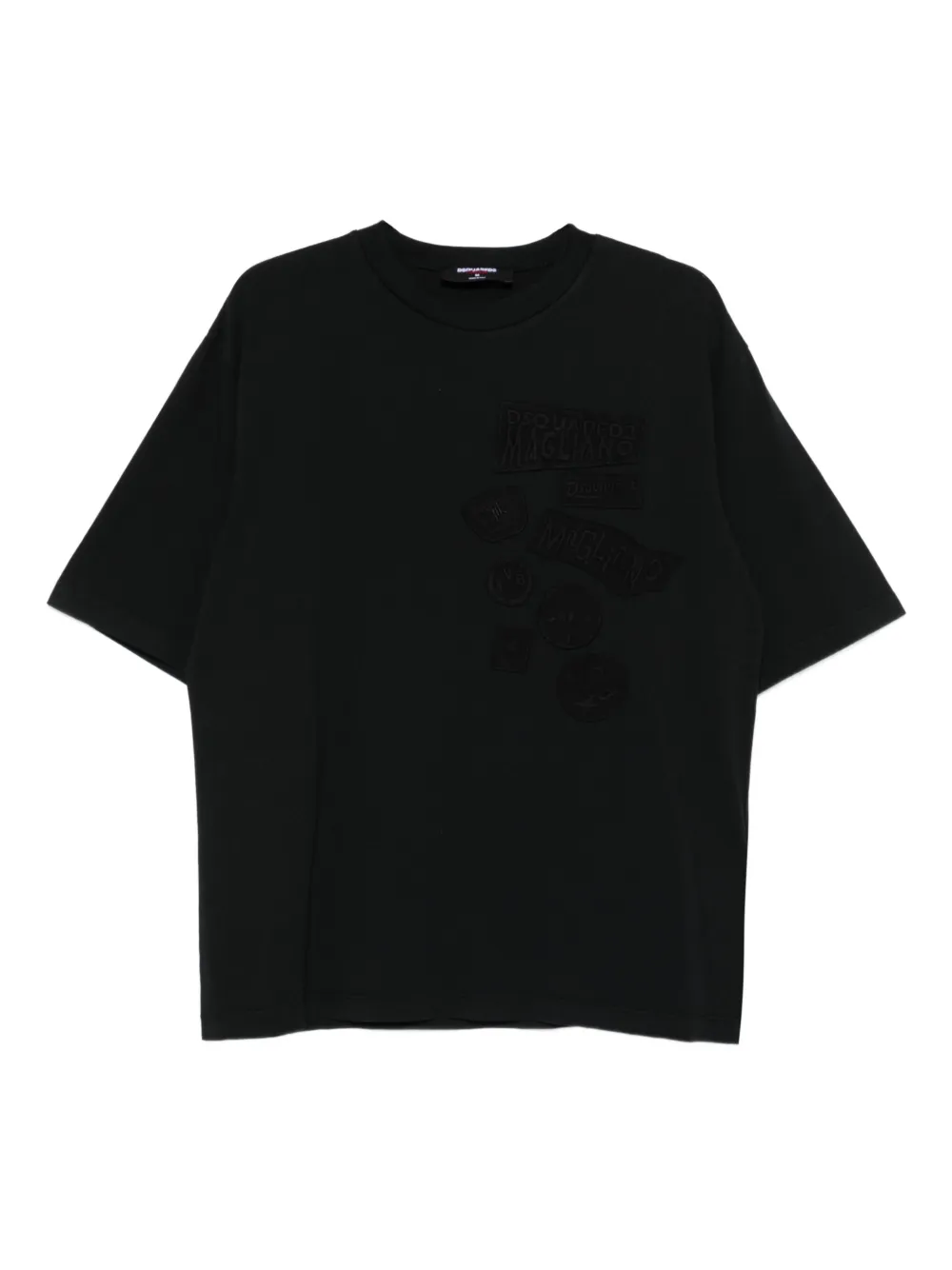 DSQUARED2 playera de algodón | negro | Image 1