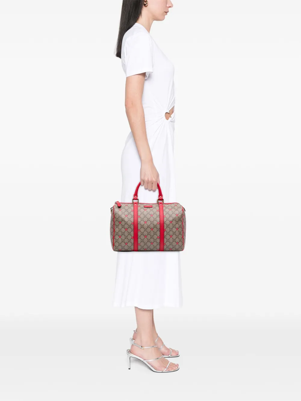Gucci Pre-Owned 2016-2025 Medium GG Supreme Stars Joy boston bag | Pre-Owned | Image 2