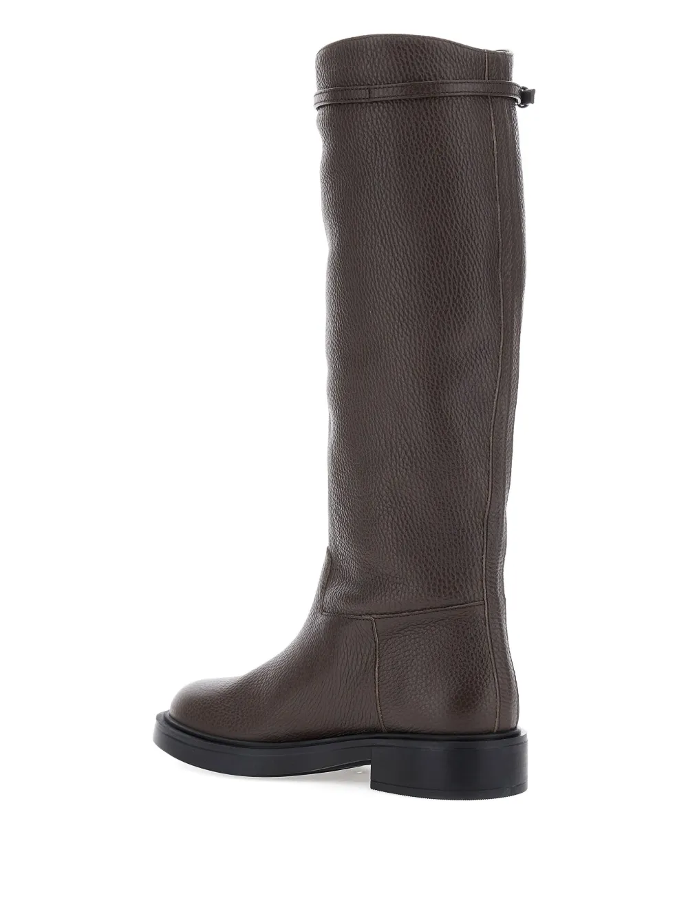 Pollini Stivale Donna Vitello Bottalato In Brown