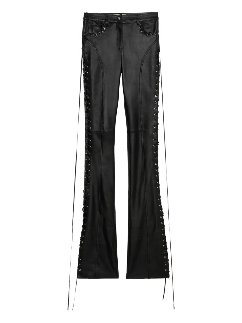 Blumarine lace-up trousers | Black | Image 1