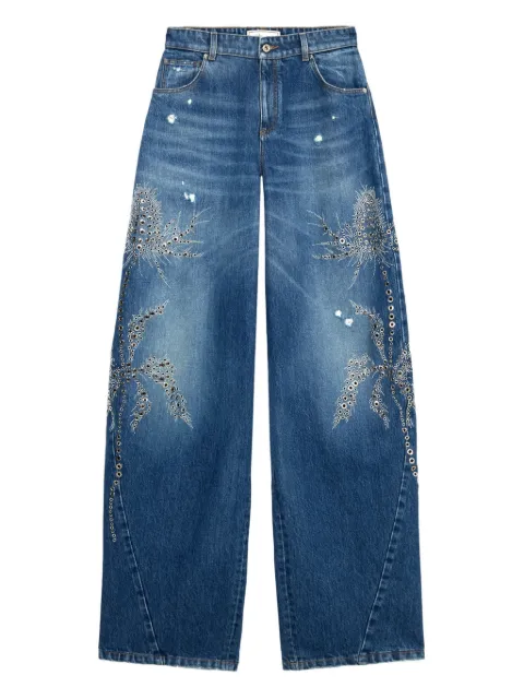 Blumarine embellished jeans