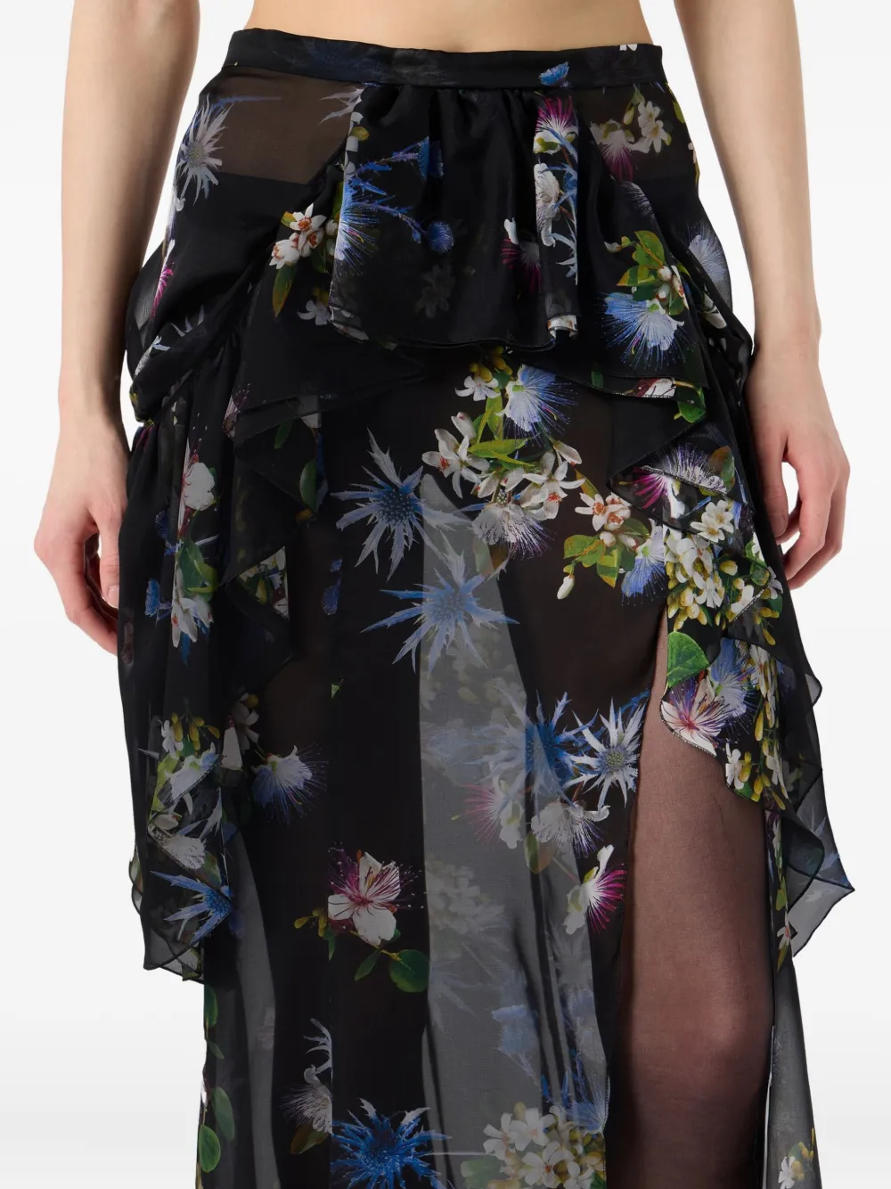 Blumarine Asymmetrische rok Zwart