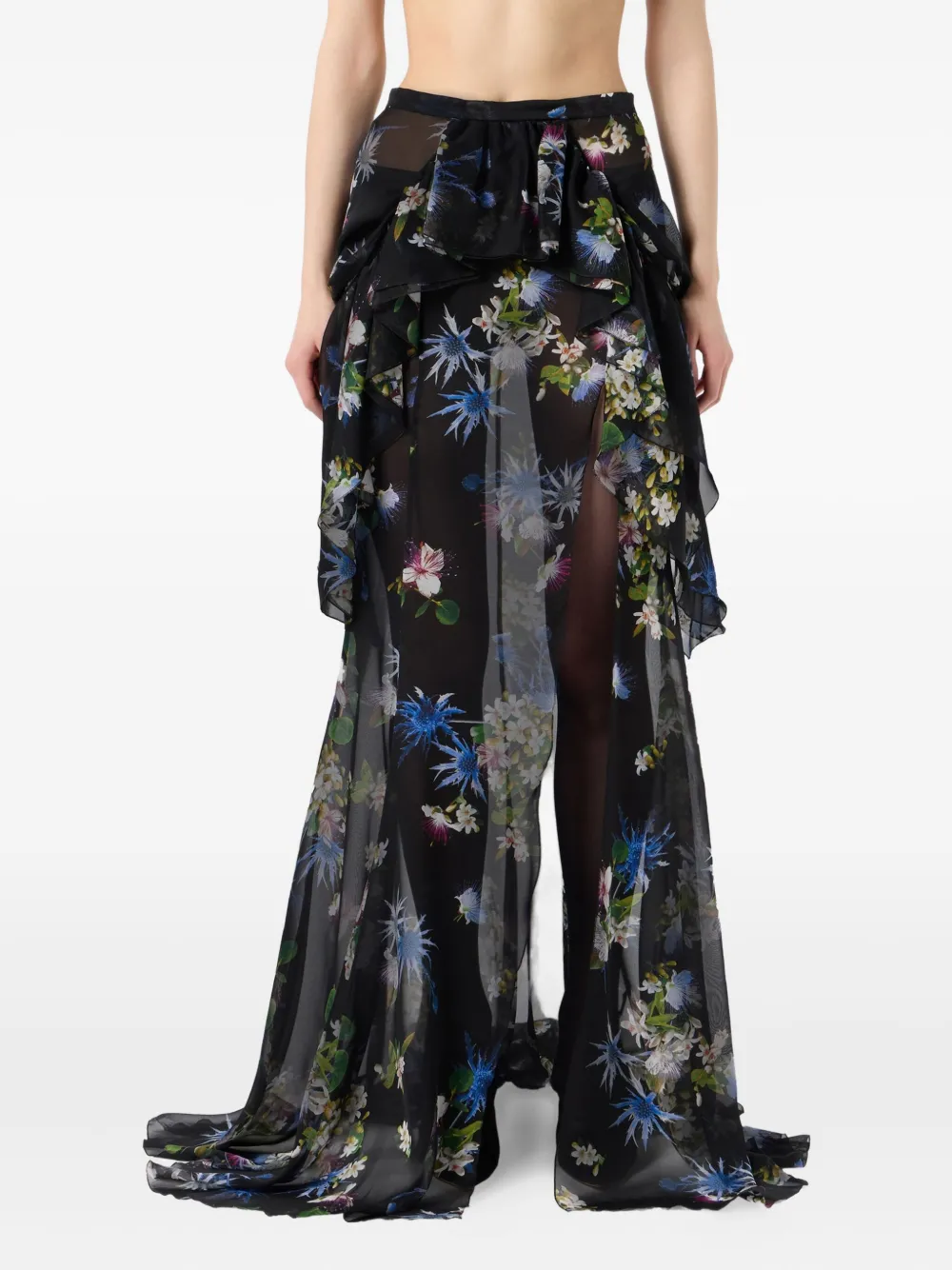 Blumarine Asymmetrische rok Zwart