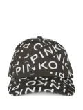 Pinko Kids logo-print baseball cap hat - Black