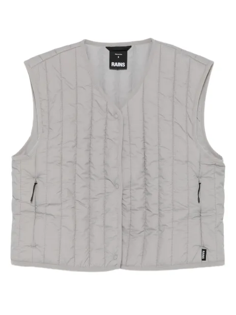 Rains quilted button gilet