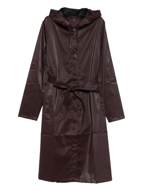 Rains hooded belted jacket