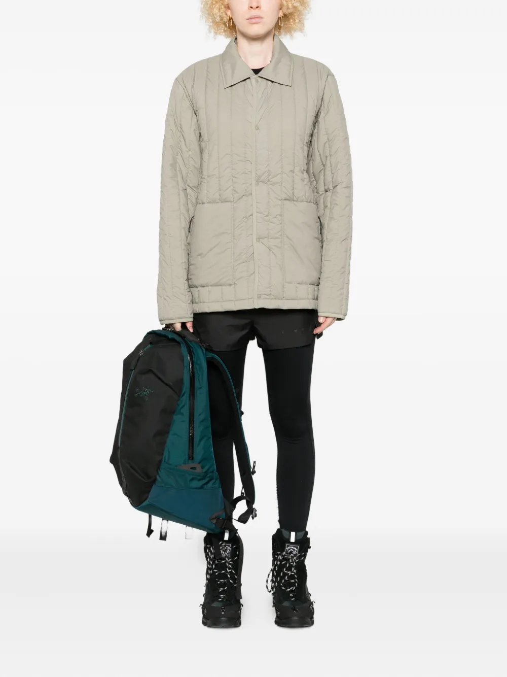 Rains Banja Liner Padded Jacket In Green