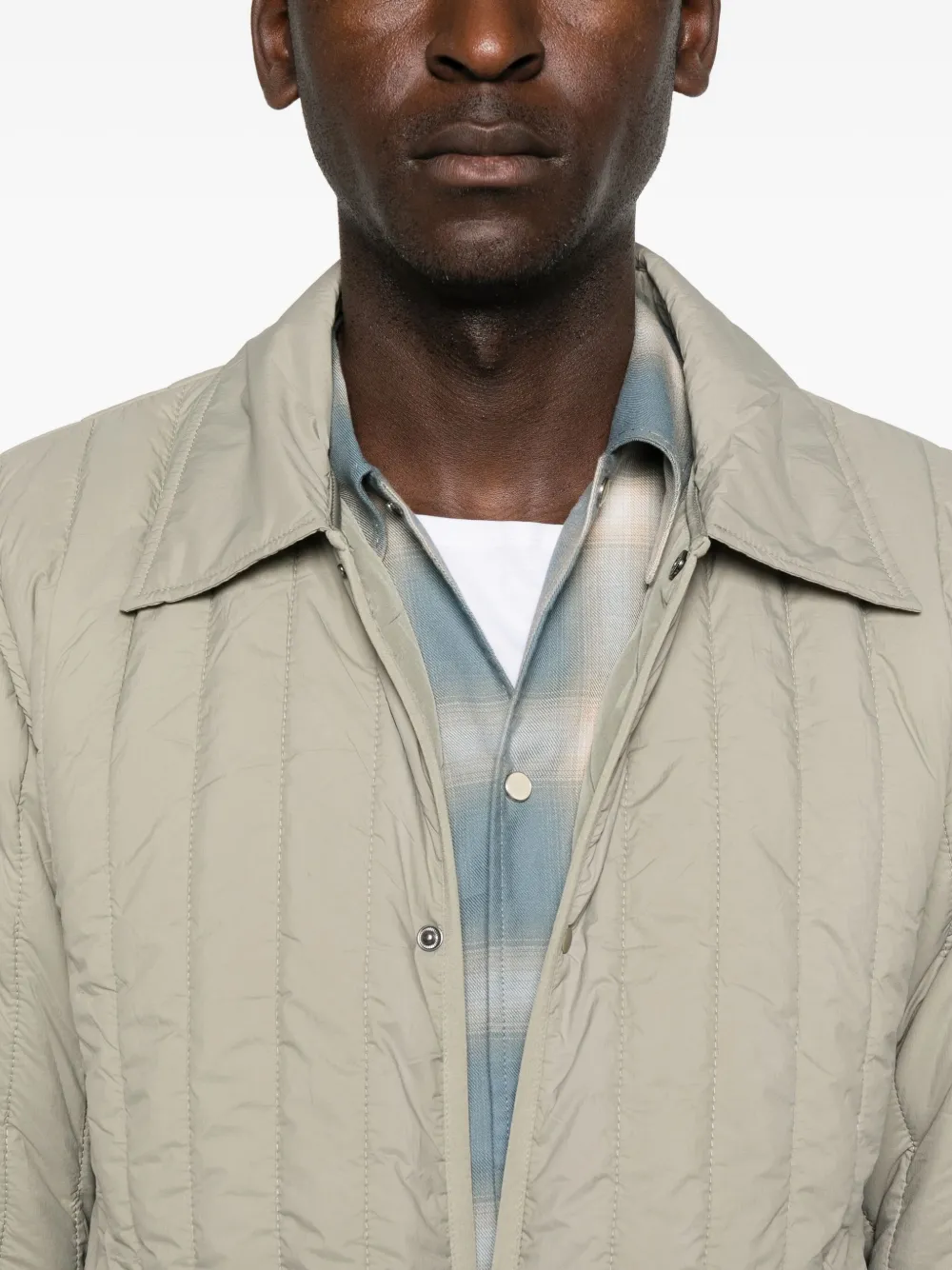 Rains Banja Liner Padded Jacket In Green