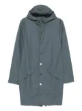 Rains snap-button hooded raincoat - Blue
