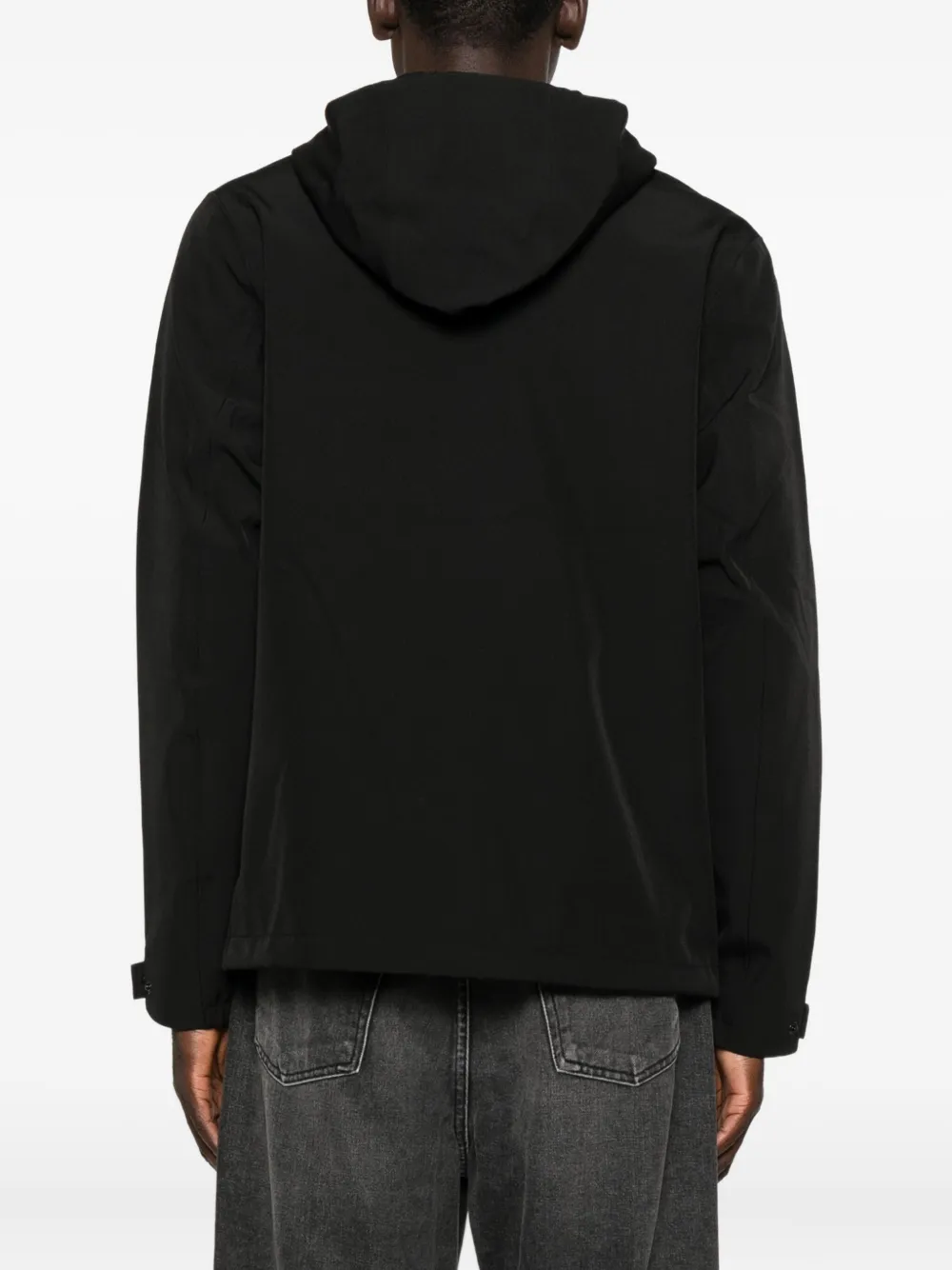 Rains Jas met capuchon Zwart