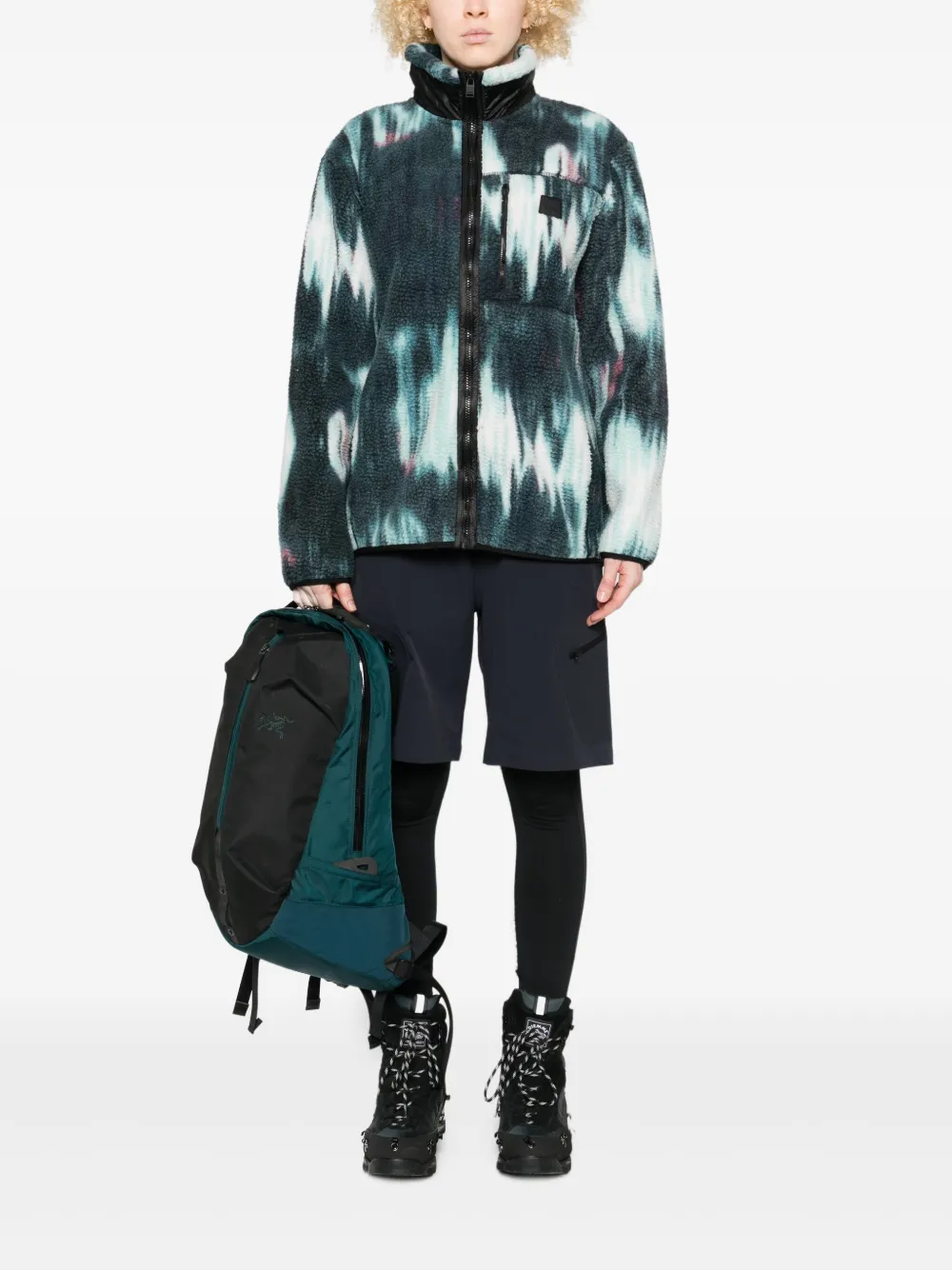 Rains Tie-dye Jacket In Blue