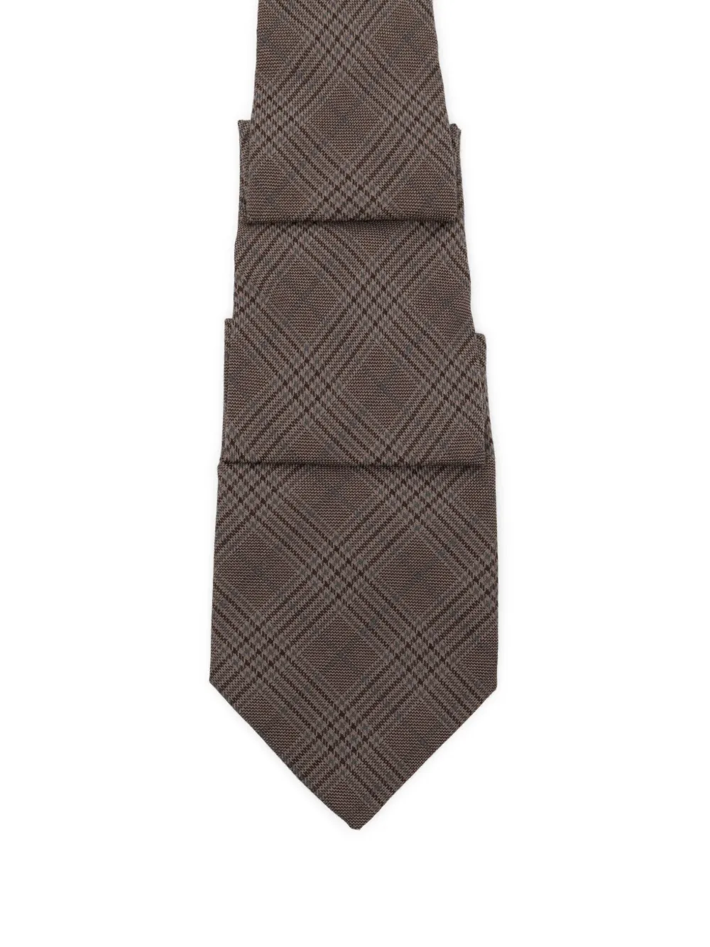 OUR LEGACY Gestreepte stropdas Bruin