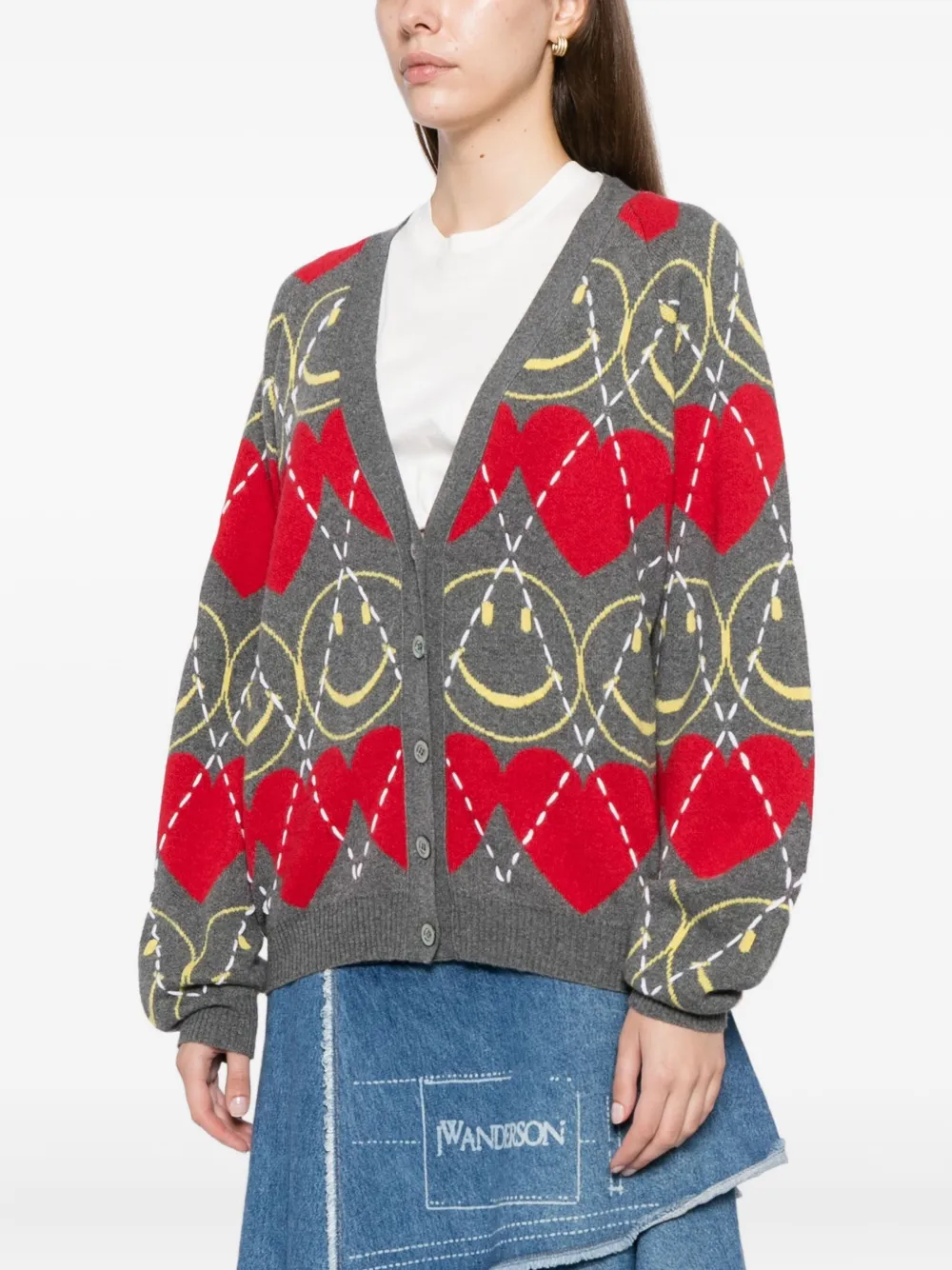 Moschino Smiley® Cardigan In Multi