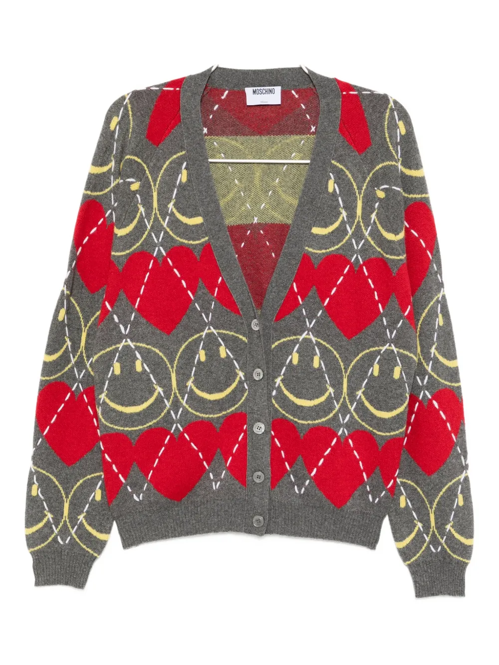 Moschino Smiley® Cardigan In Multi