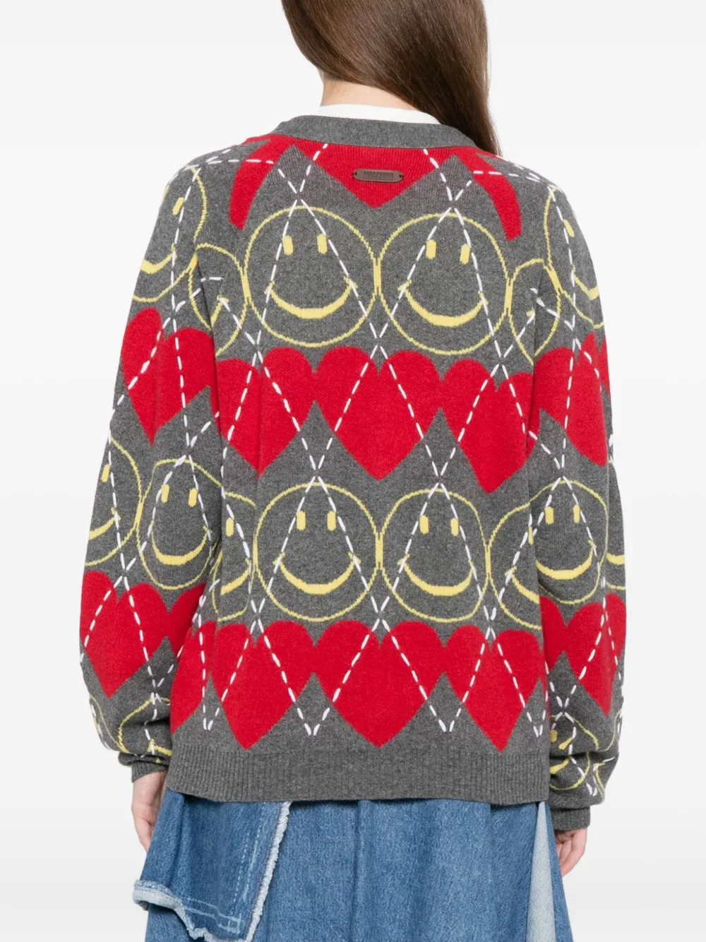 Moschino Smiley® Cardigan In Multi