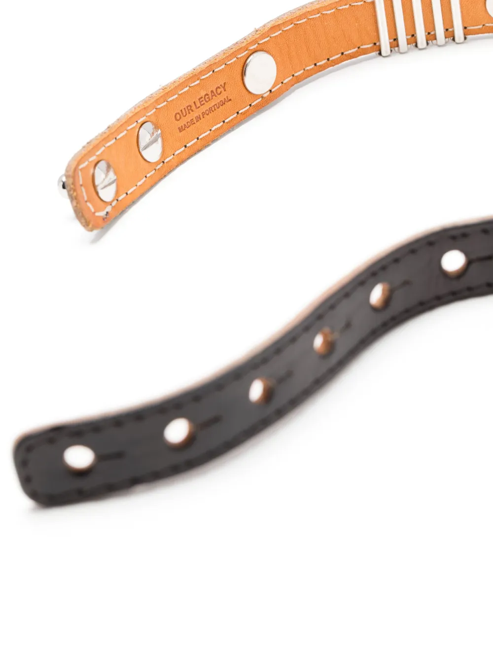 OUR LEGACY Wave Choker in Black, view 3