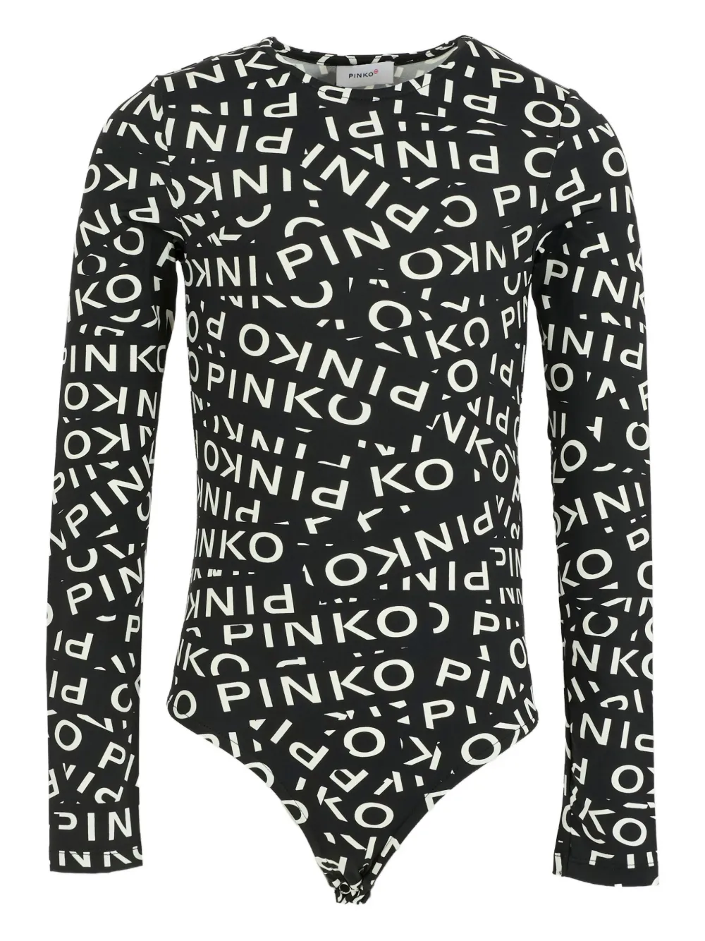 Pinko Kids logo-print bodie | Black | Image 1