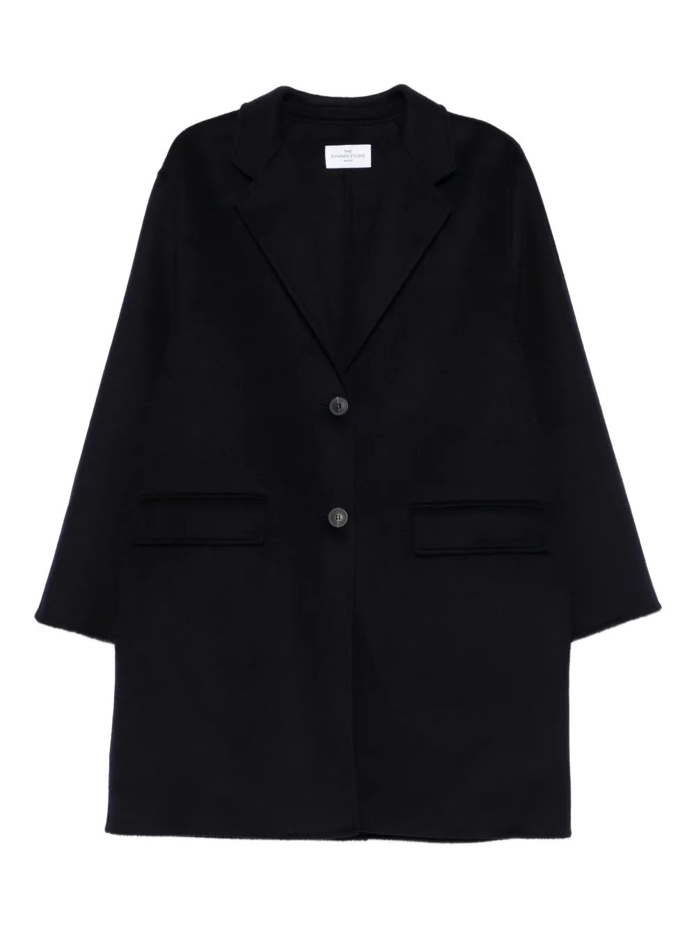 THE DYNAMIS STUDIO button-fastening coat | Black | Image 1