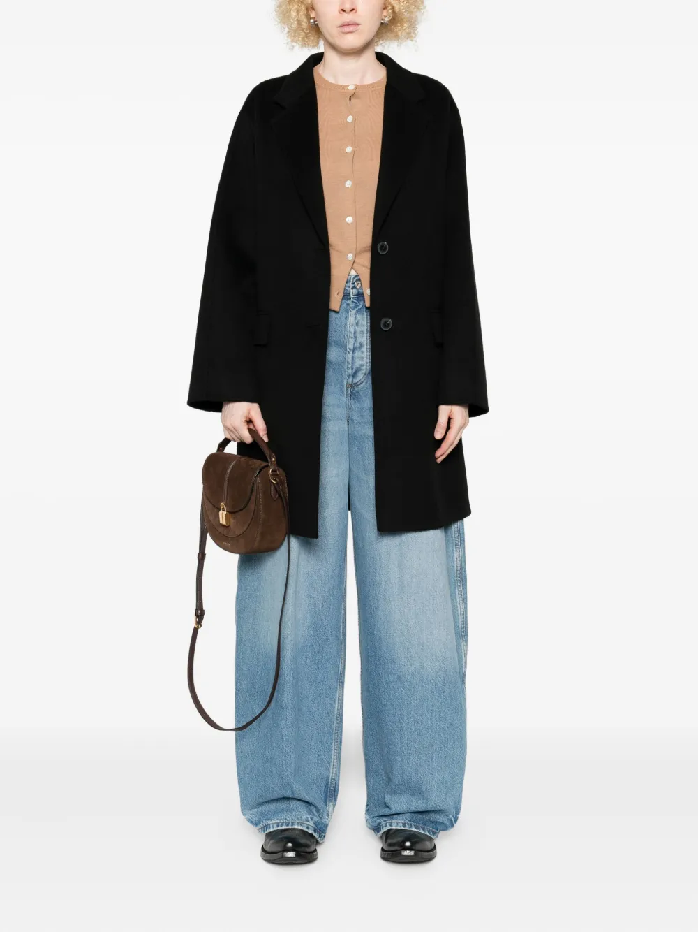 THE DYNAMIS STUDIO Oxford button wool coat | Single Breasted Coats | Image 2