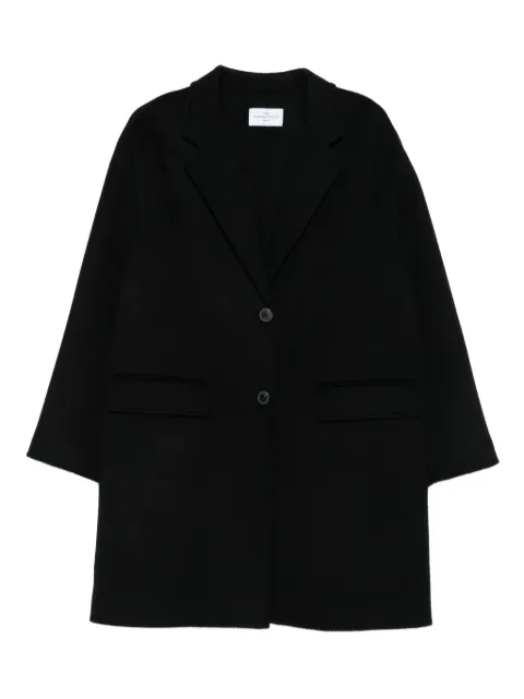 THE DYNAMIS STUDIO Oxford button wool coat