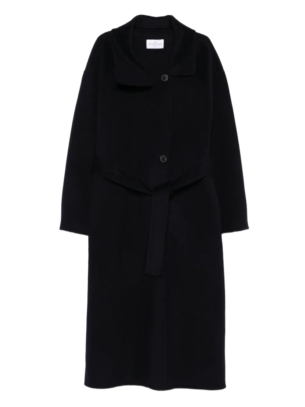 THE DYNAMIS STUDIO belted wool coat | Blue | Image 1