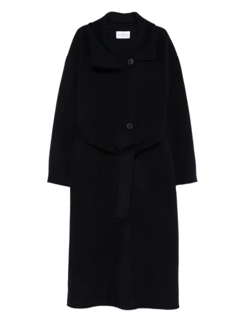 THE DYNAMIS STUDIO belted wool coat